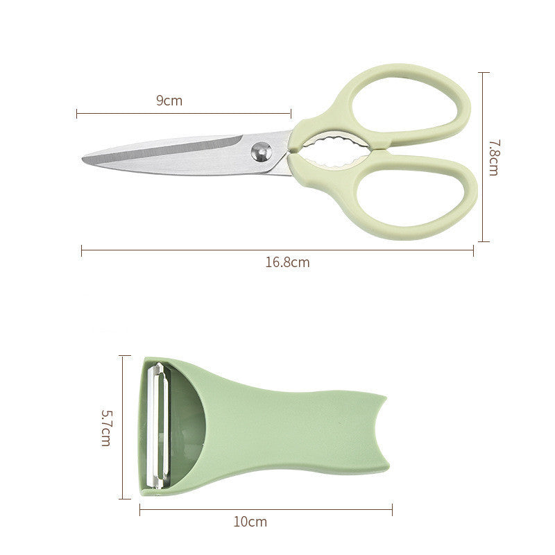 scissors with peeler