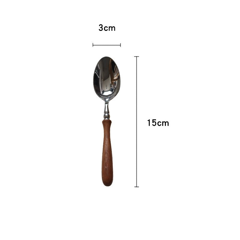 wood handle tableware