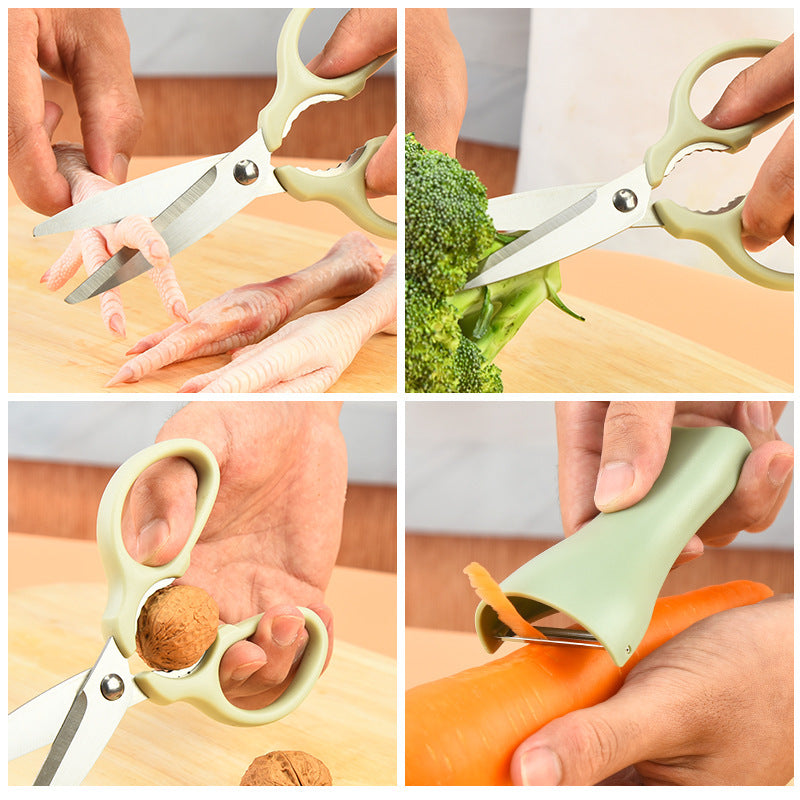 scissors with peeler