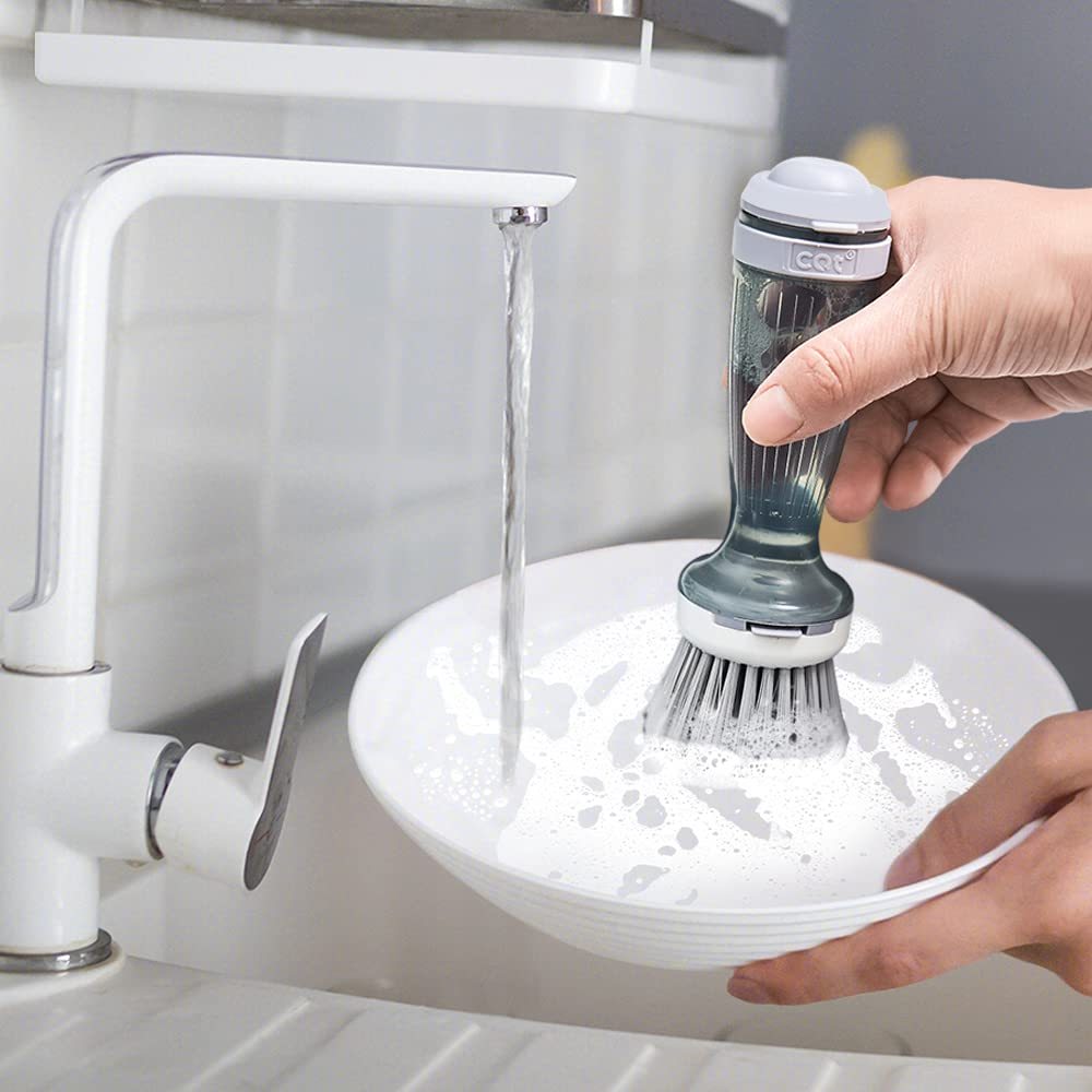 scrub brush dispenser