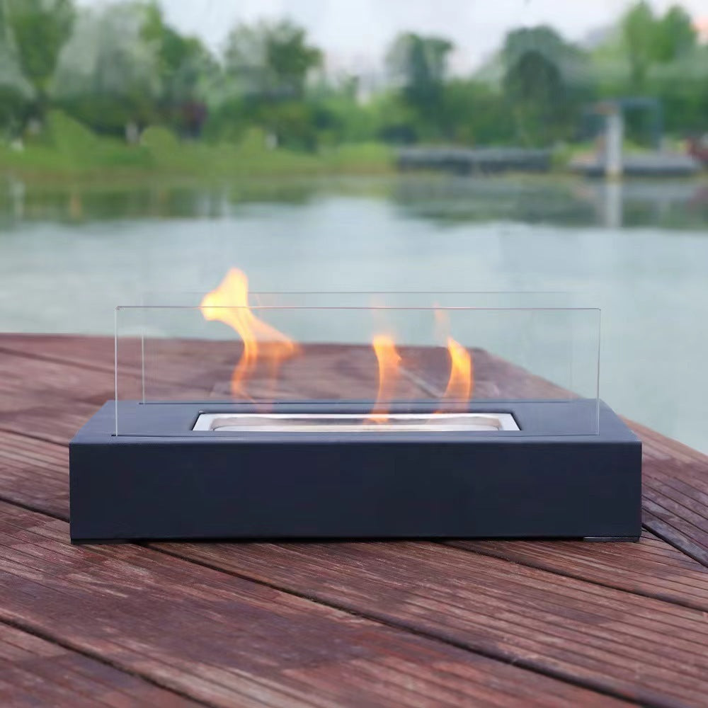 mini fireplace